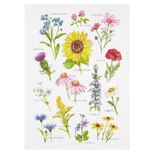 Wildflower Tea Towel