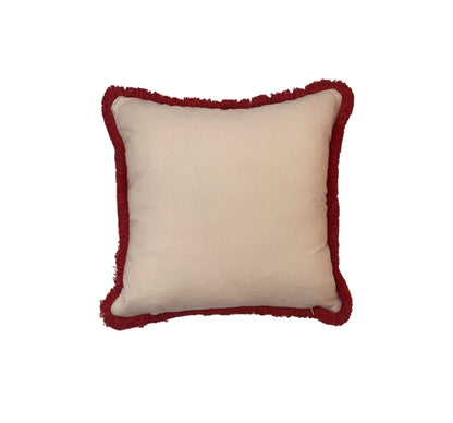 Alison Gee Amelie Blue & Red Cushion | Made to Measure