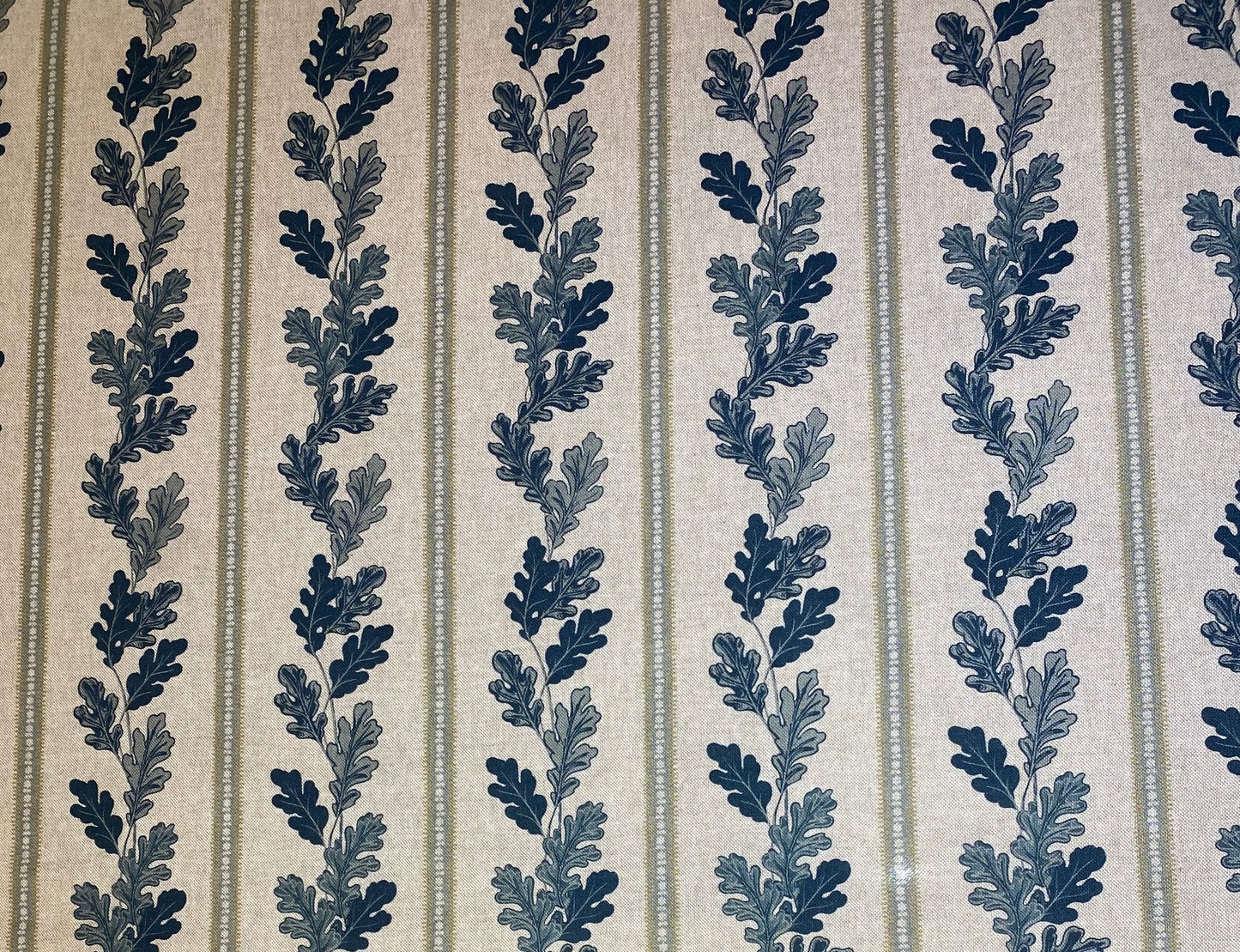 Oak Leaf Stripe Fabric