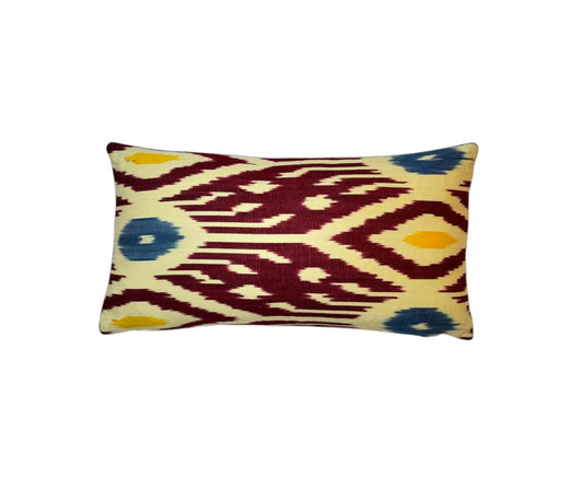 Silk Ikat Rectangle Cushion