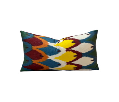 Silk Ikat Rectangle Cushion