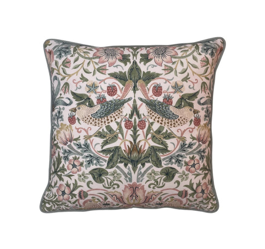 Morris & Co Strawberry Thief Cushion