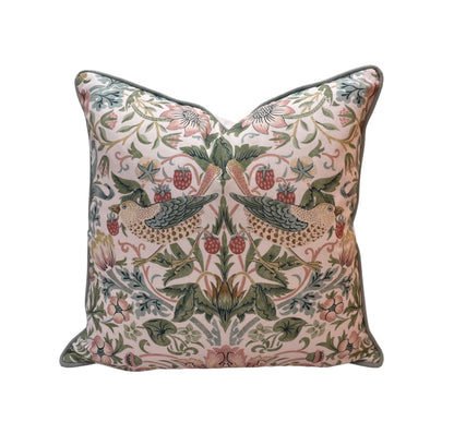 Morris & Co Strawberry Thief Cushion