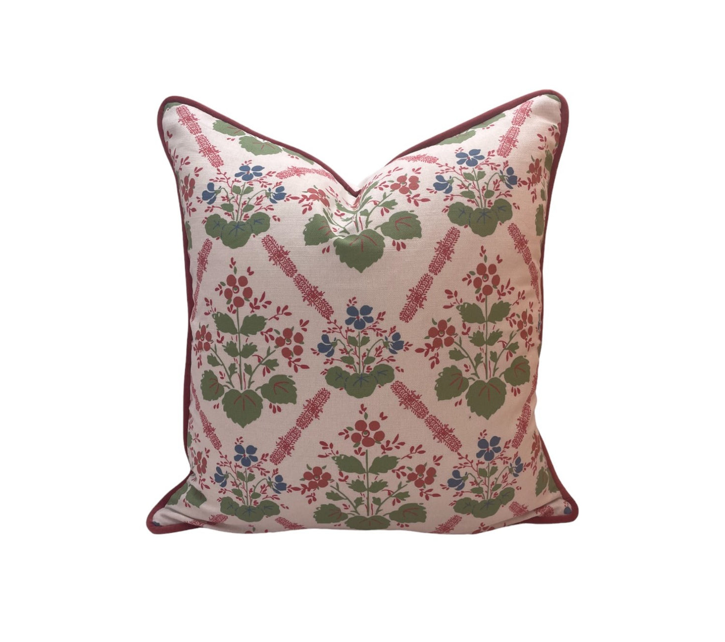 Charlotte Gaisford Elizabeth Red 18" Cushion