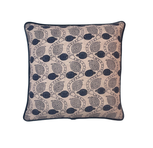 Colefax & Fowler Ashmead Navy Cushion