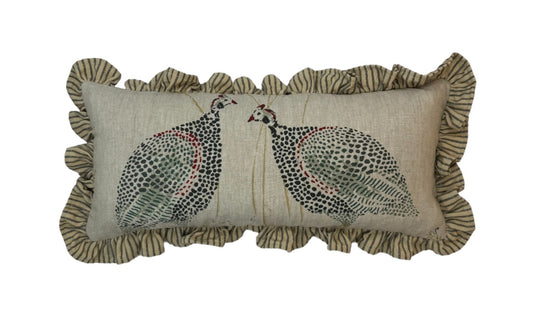 Susie Watson Guinea Fowl Rectangle Cushion