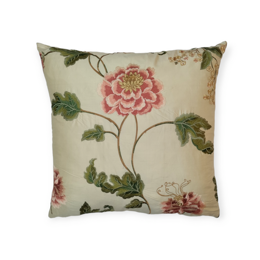 Colefax & Fowler Oriental Poppy Cushion