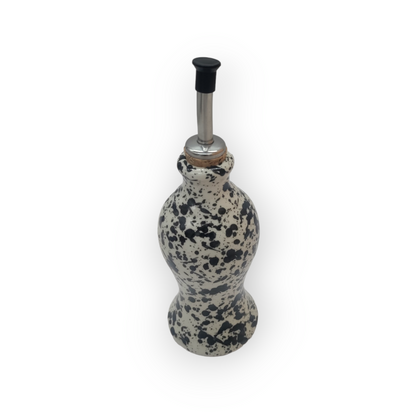 Black & White Splatter Olive Oil Pourer