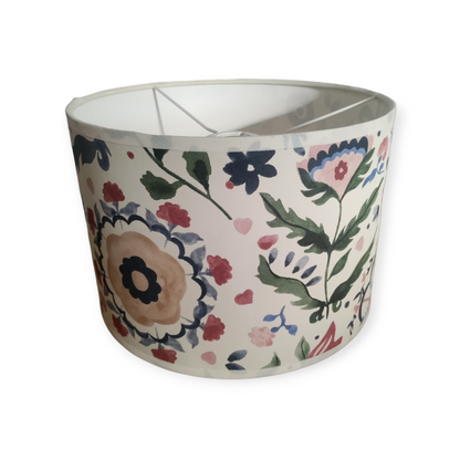 Joules Festival Flowers Drum Lampshade