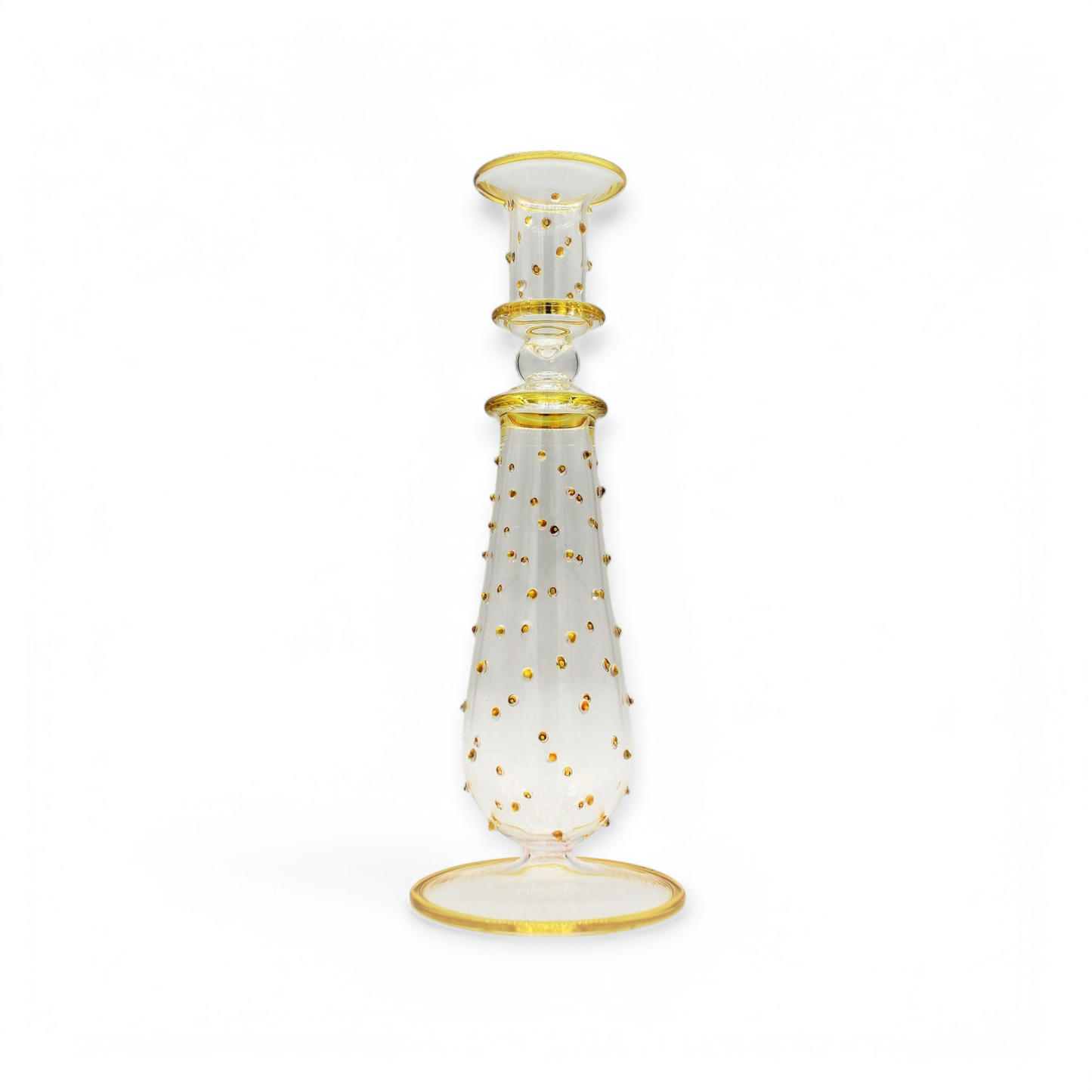 Dotty Glass Candle Holder