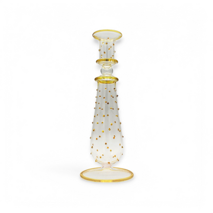 Dotty Glass Candle Holder