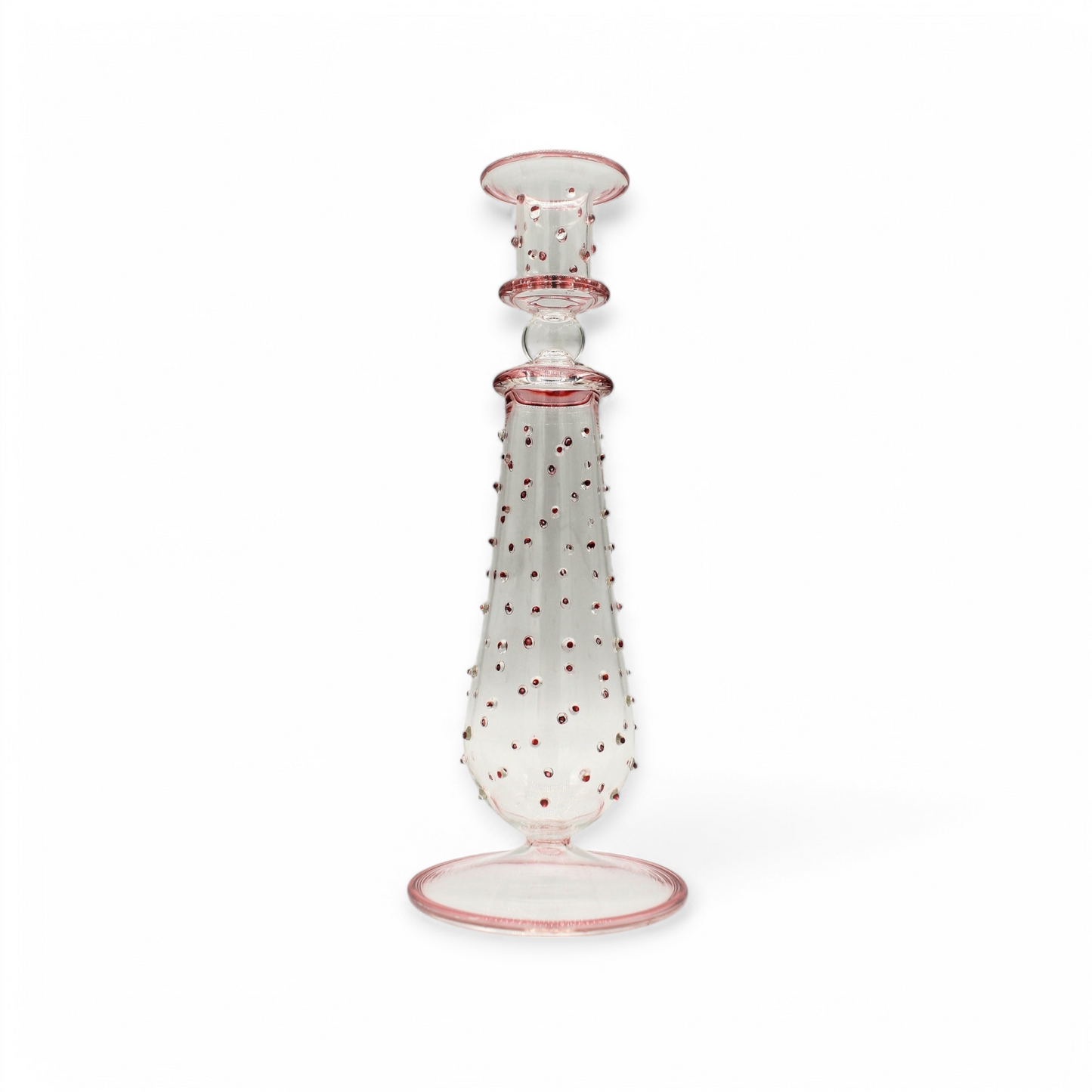 Dotty Glass Candle Holder