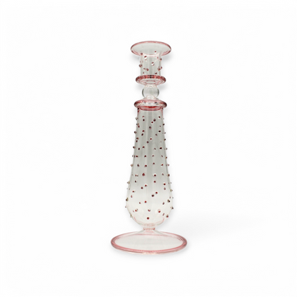 Dotty Glass Candle Holder