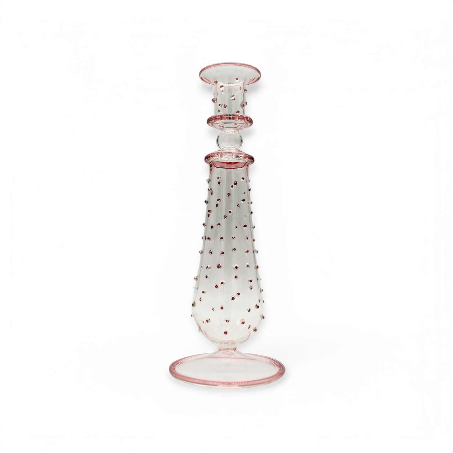 Dotty Glass Candle Holder