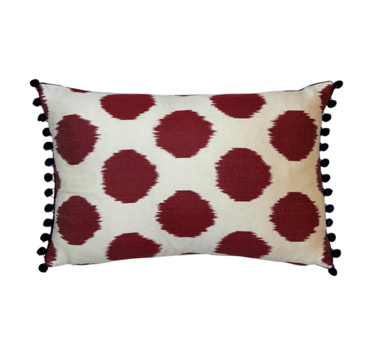 Silk Ikat Rectangle Cushion - Large