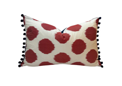 Silk Ikat Rectangle Cushion - Large