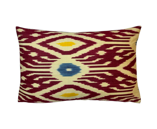 Silk Ikat Rectangle Cushion - Large