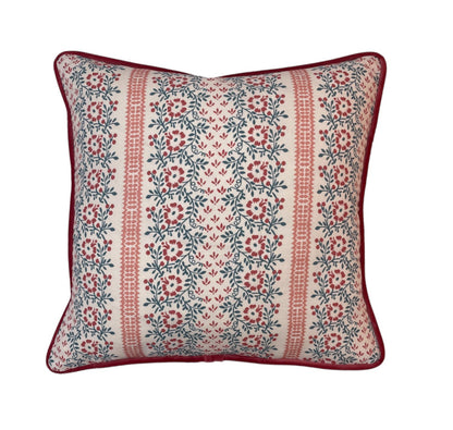 Charlotte Gaisford Suzanne Red Cushion | Made to Measure