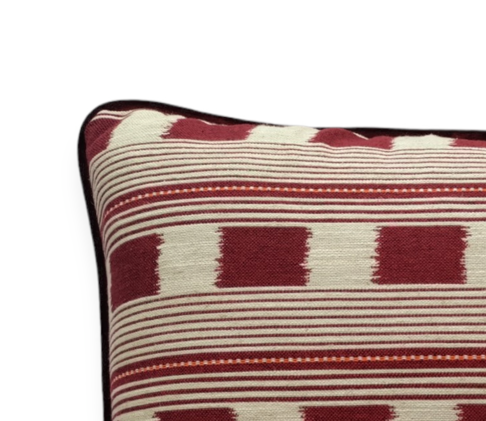 Christopher Farr Lost and Found Ruby Cushion | Made to Measure