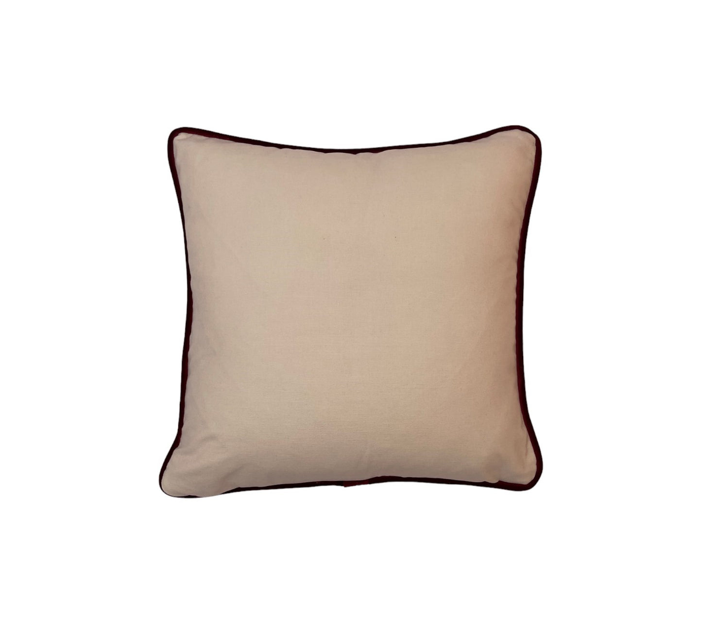 Sibyl Colefax Red Seaweed Cushion