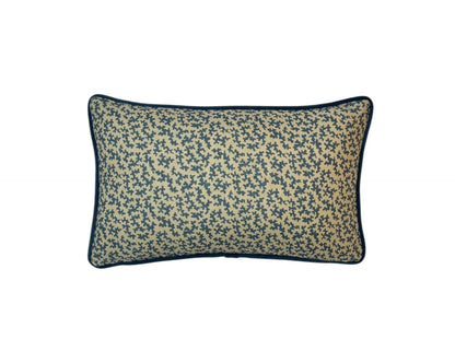 Sibyl Colefax Blue Seaweed Rectangle Cushion