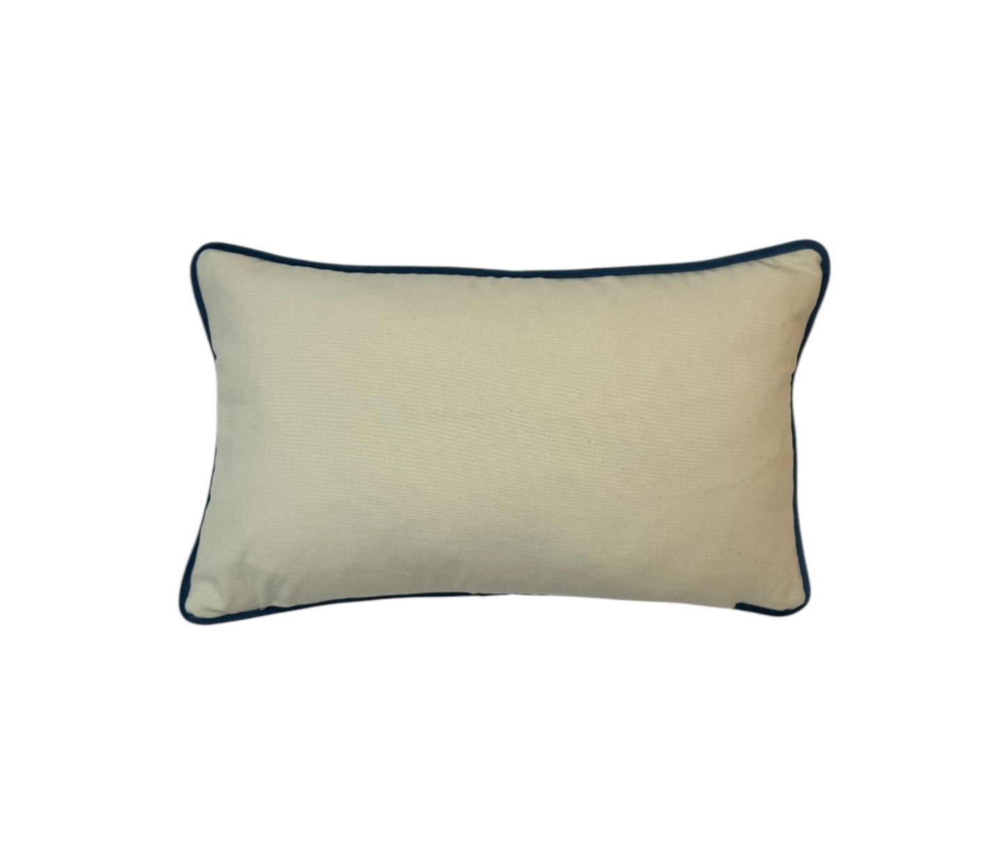 Sibyl Colefax Blue Seaweed Rectangle Cushion