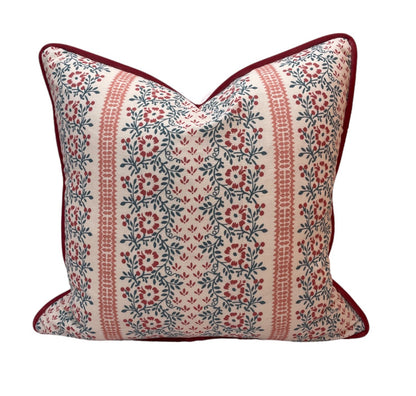 Charlotte Gaisford Suzanne Red Cushion | Made to Measure