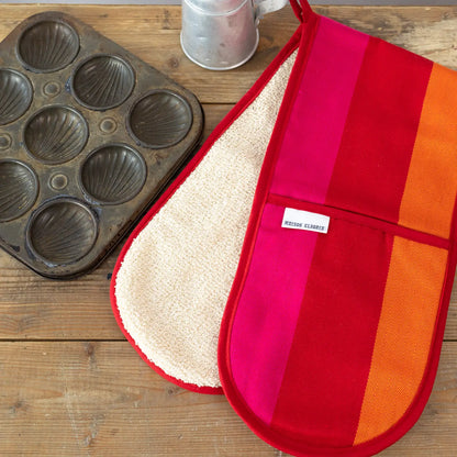 Sunshine Stripe Double Oven Glove