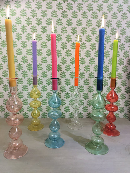 Tall Bubble Candle Holder