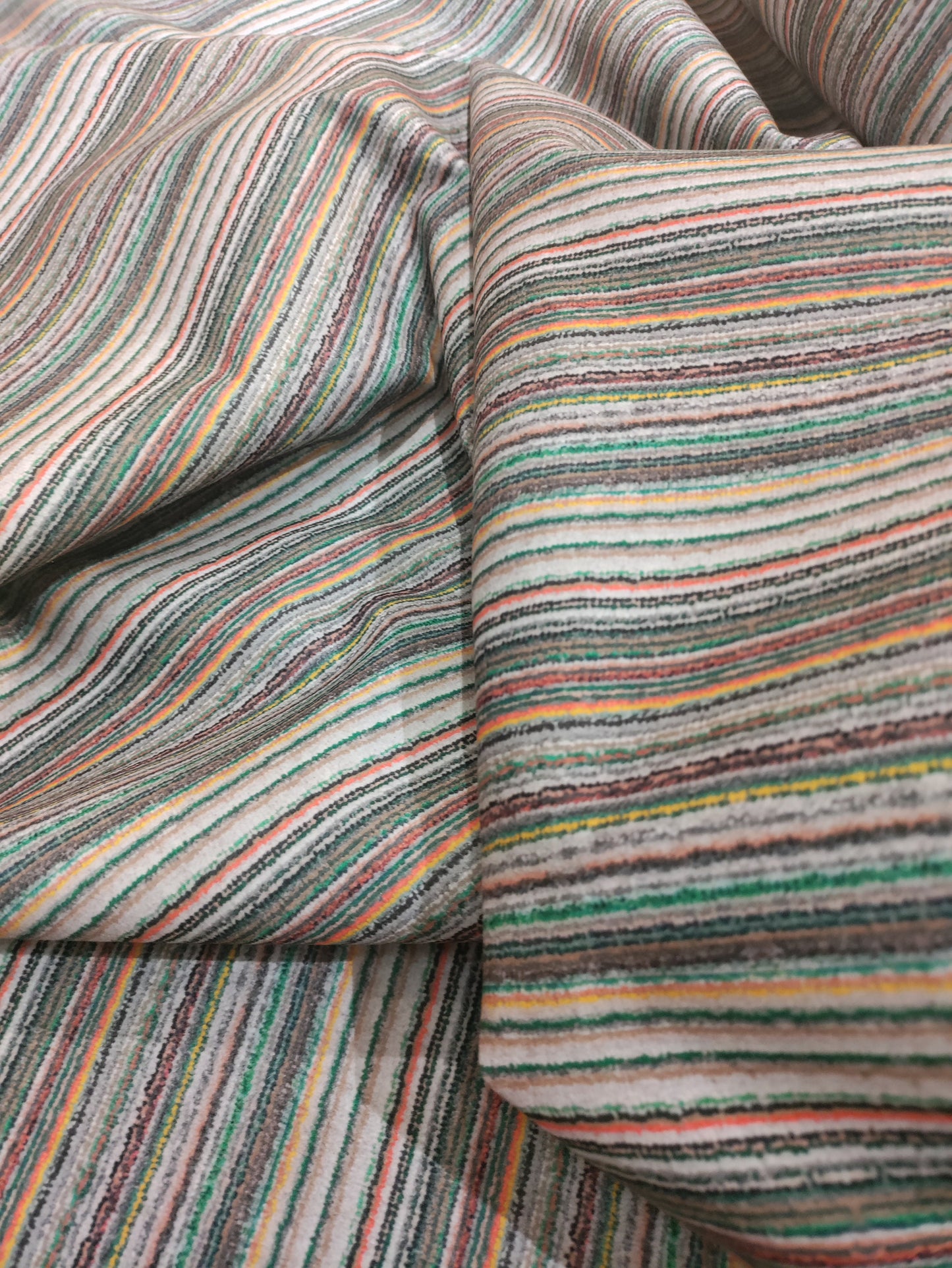 Forest Stripe Velvet